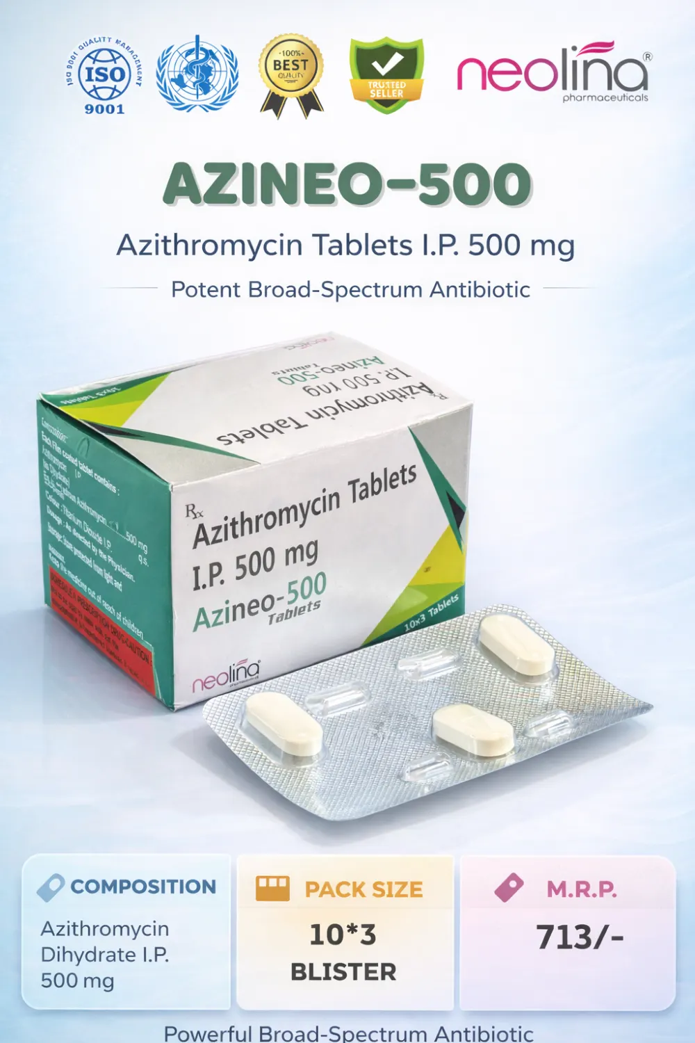 AZINEO 500 pack