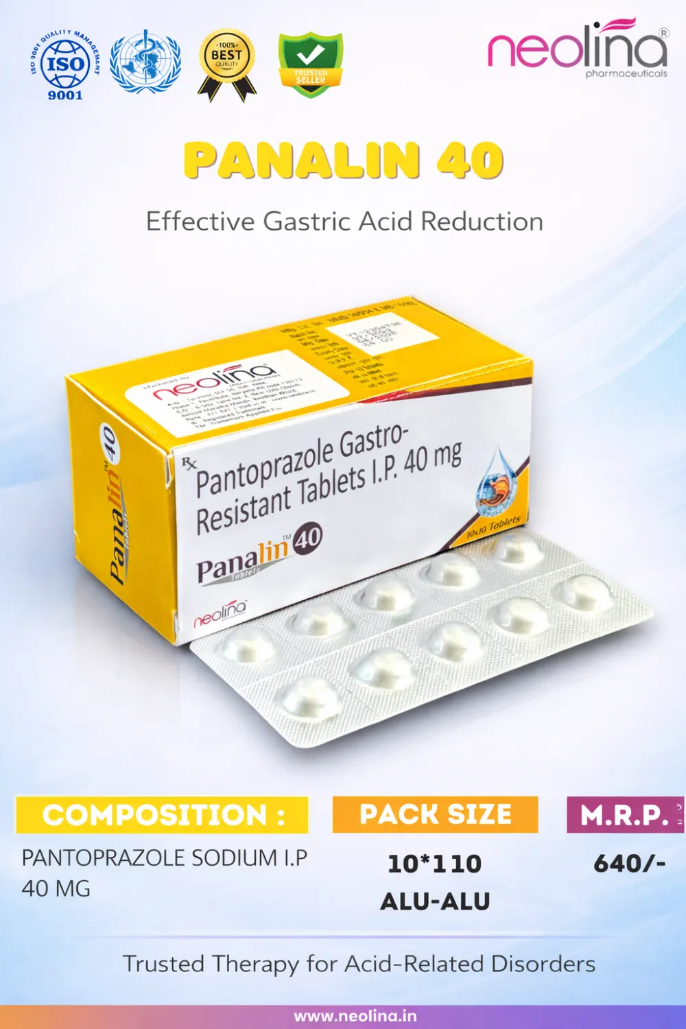 PANALIN 40 ™ pack