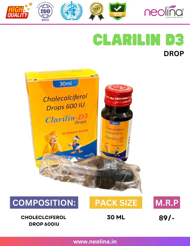 CLARILIN D3 DROPS pack