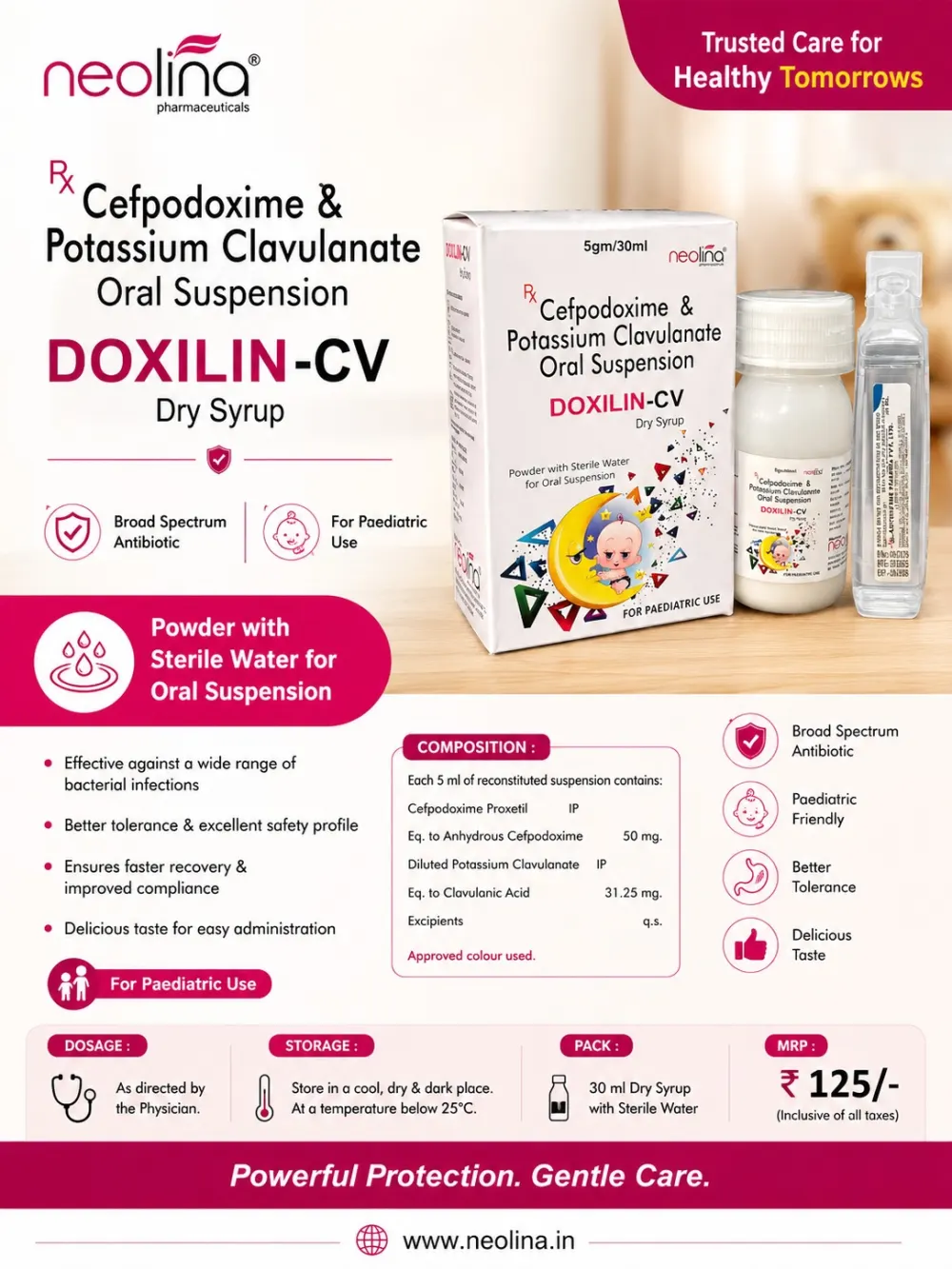 DOXILIN-CV 50 D/S pack